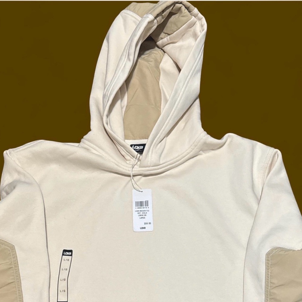 Loco Cream and Tan Hoodie